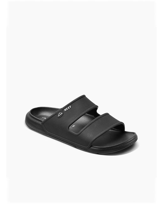 Reef Black Oasis Double Up Slides Men for men