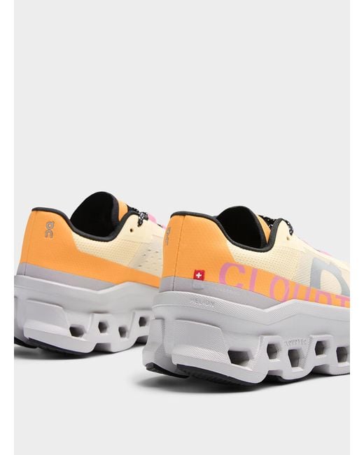 On Shoes Orange Cloudmster Sneakers Women