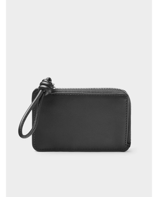 Simon's Black Smooth Faux