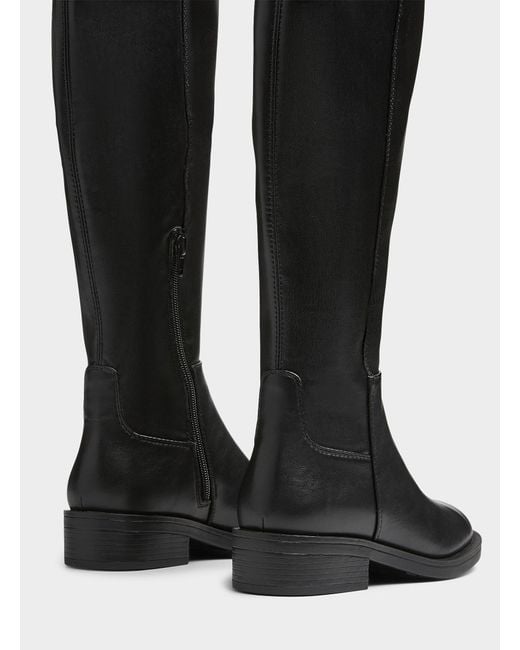 Steve Madden Black Paladium Tall Boots