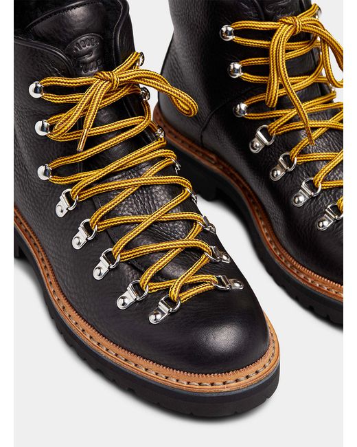 Fracap Black Lined M120 Alto Heritage Boots Men for men