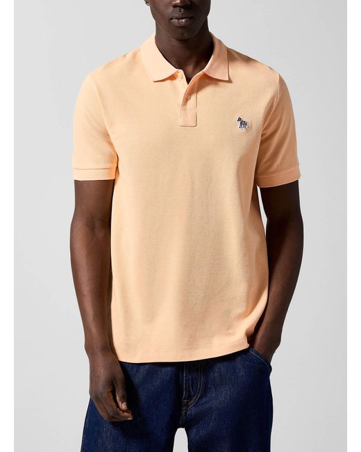 Paul Smith Blue Zebra Patch Polo for men