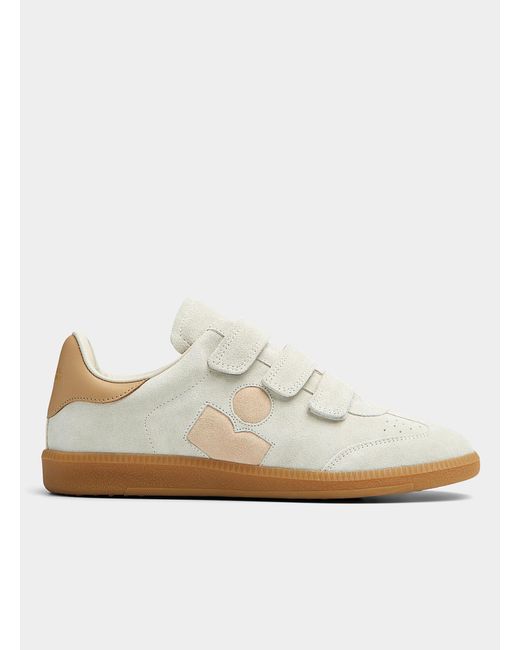 Isabel Marant White Beth Suede Sneakers Women