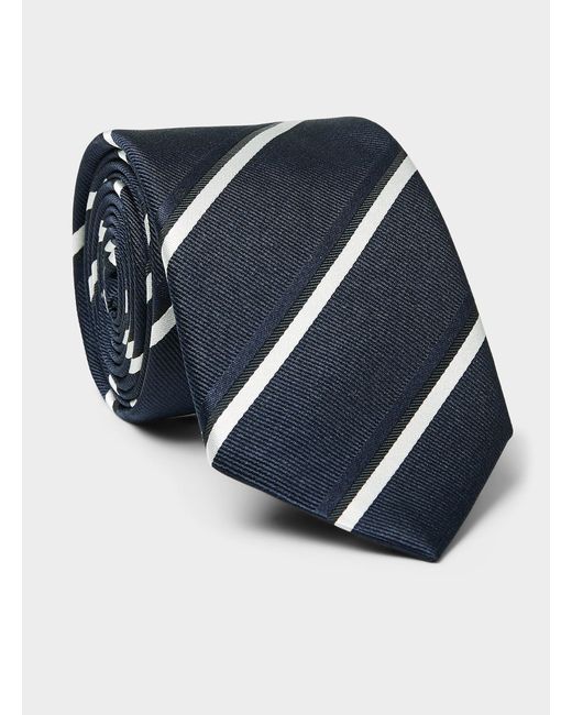 Boss Blue Silk Pattern Tie for men