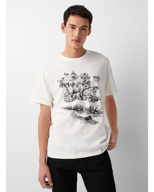Levi's White Creatures Of The Wild T for men