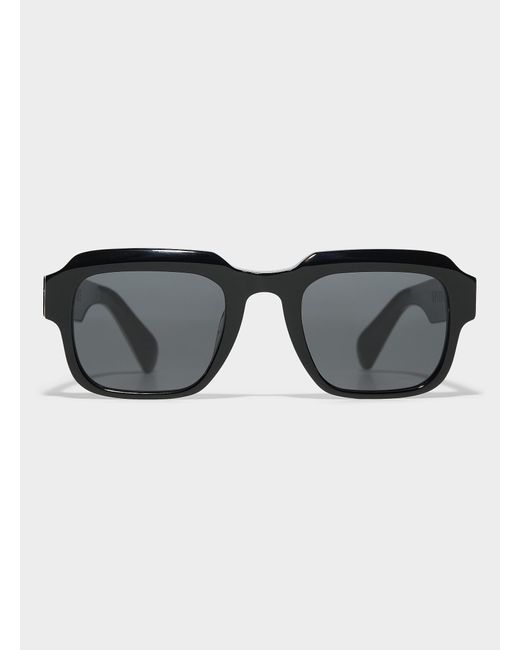 Spitfire Black Cut 108 Rectangular Sunglasses