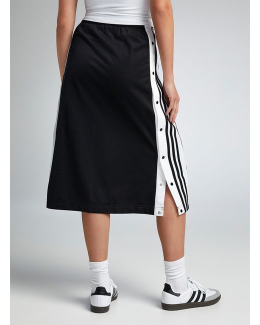 Adidas Originals Red Adibreak Snap Buttons Skirt