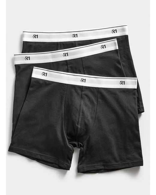 Le 31 Black 5" Logo for men