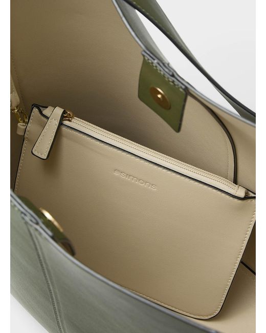 Simon's Green Minimalist Belted