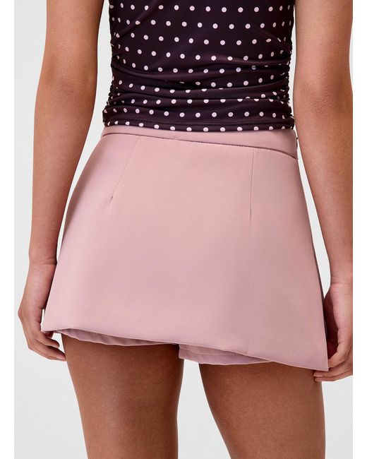 Twik Red Wrap Skort