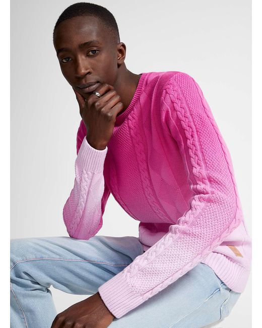 Scotch & Soda Pink Ombré Sweater for men