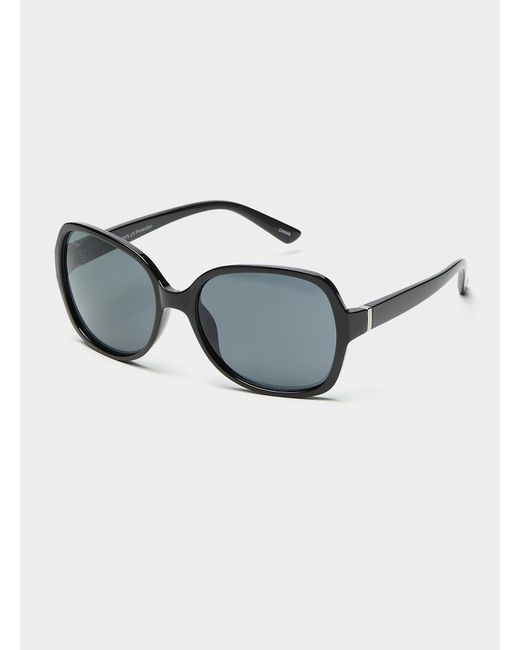 Simon's Blue Rosland Rounded Square Sunglasses