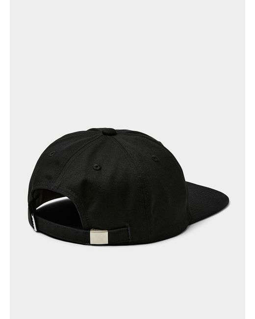 Obey Black Small Embroidered Logo Cap for men
