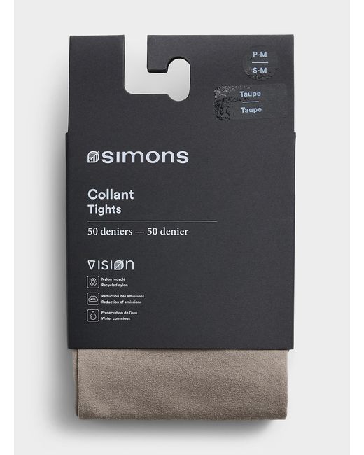 Simon's Natural Solid Colour Recycled Nylon Tights