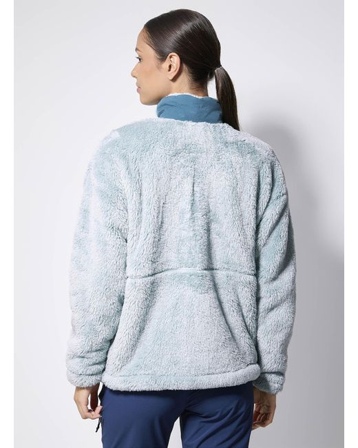 Columbia Blue Boundless Discovery Plush Polar Fleece Jacket