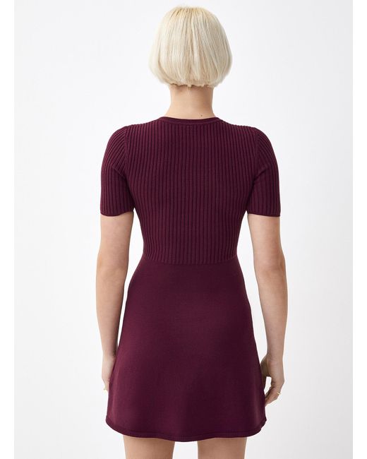 Twik Red Ribbed Fit