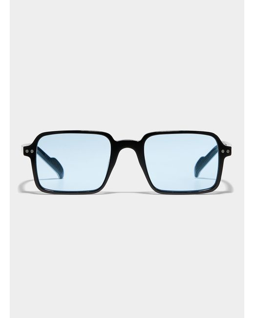 Spitfire Blue Cut Thirty Two Square Sunglasses for men