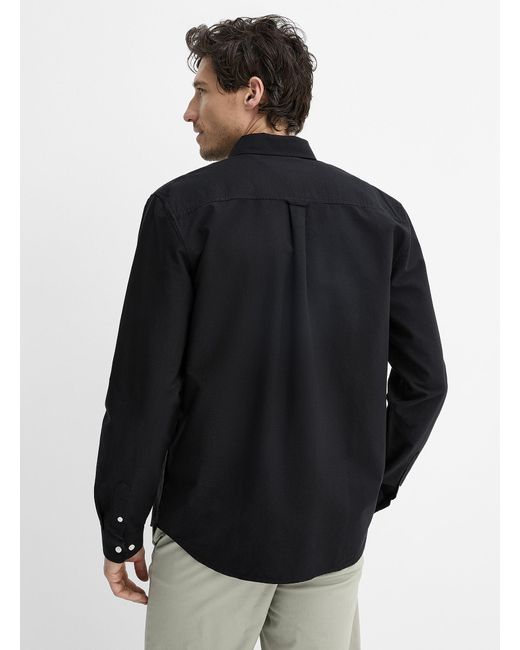 Le 31 Black Colourful Oxford Shirt Comfort Fit for men