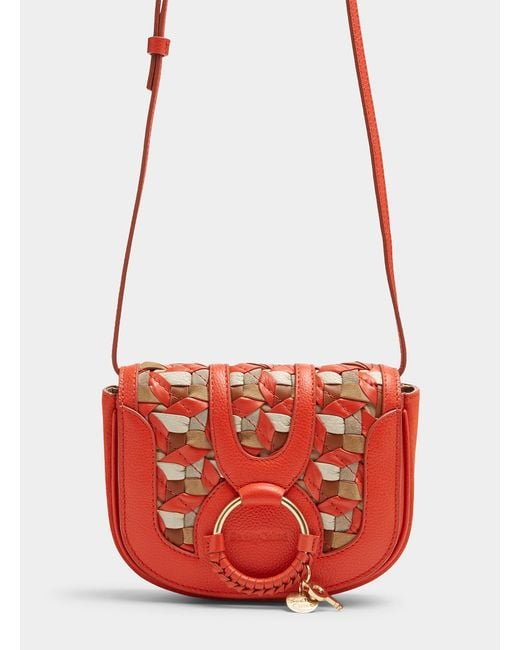 See By Chloé Hana Braided Mini in Red | Lyst