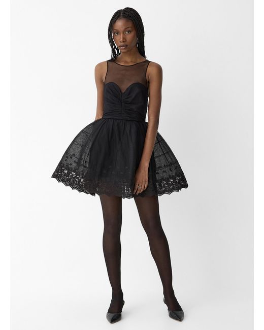 moniz long sleeve mini dress black ROSLYN Black Short Sleeve Mini Dress