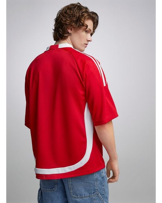 Adidas Red Adilenium Soccer Jersey for men