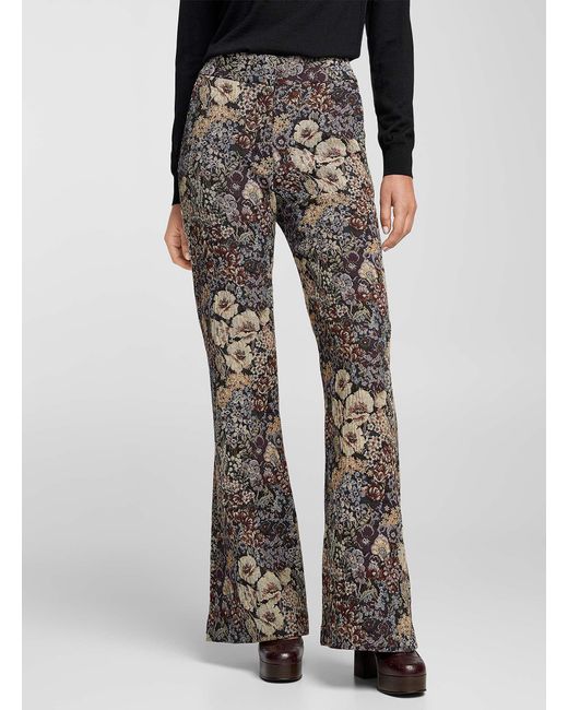 Smythe Floral Tapestry Flared Pant Lyst