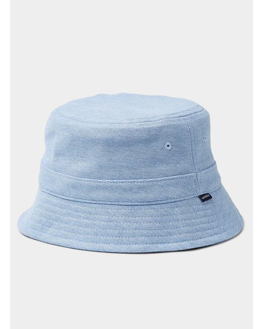 Lacoste Mini Croc Denim Bucket Hat in Baby Blue (Blue) for Men | Lyst