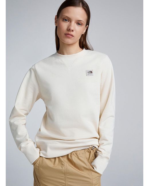 The North Face Gray Logo Patch Sweatshirt