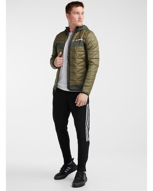 hybrid quilted jacket