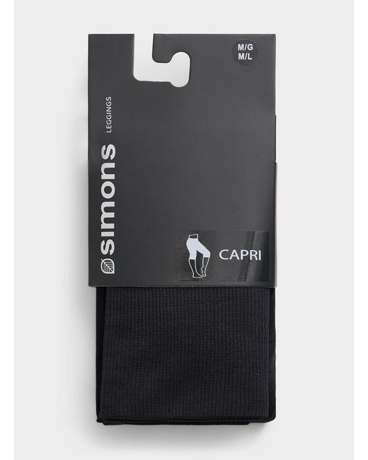 Simon's Black Ribbed