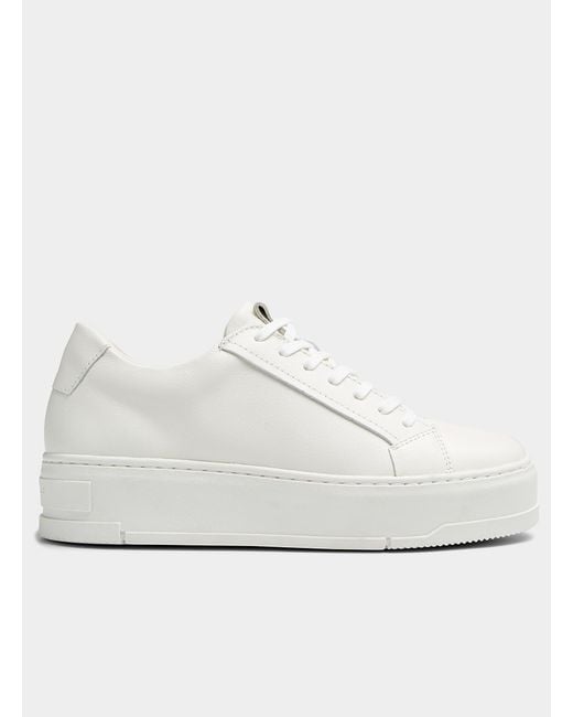 Vagabond Shoemakers Leather Judy Platform Sneakers Women in White ...