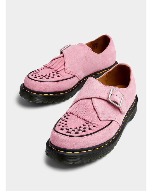 Dr. Martens Pink Ramsey Monk Klt Shoes Men for men
