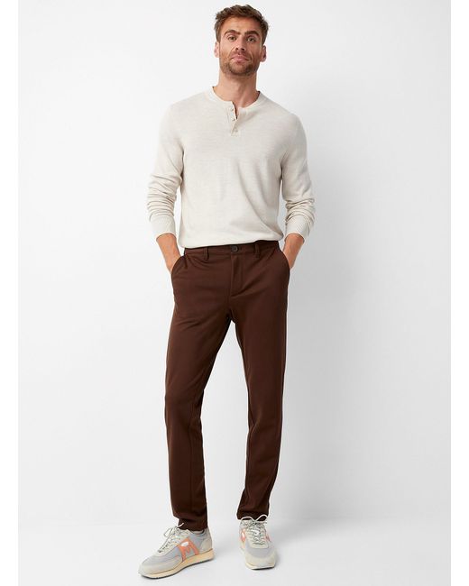 Only & Sons Mark Knit Pant Slim Fit in White for Men | Lyst