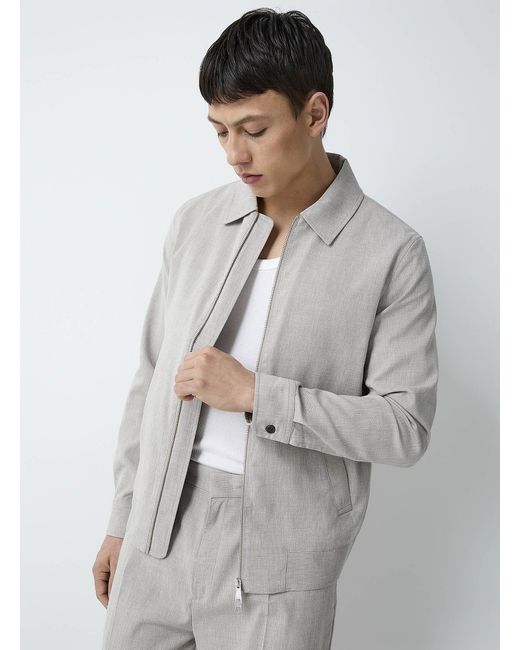 Les Deux Gray Como Linen for men