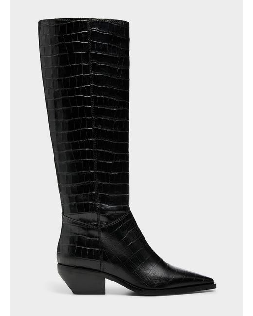 Simon's Black Pointed Croc