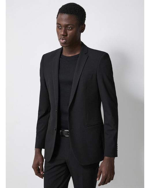 Le 31 Blue Recycled Polyester Essential Jacket Milano Fit for men