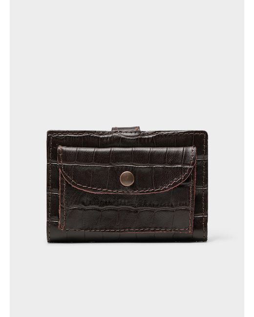 KJØRE PROJECT Black Secrid Croc for men