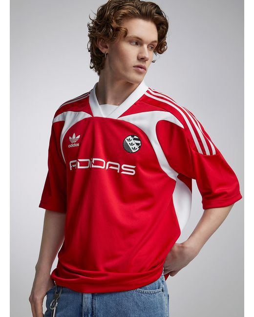 Adidas Red Adilenium Soccer Jersey for men