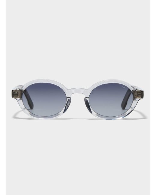 Komono Blue Jace Slim Oval Sunglasses