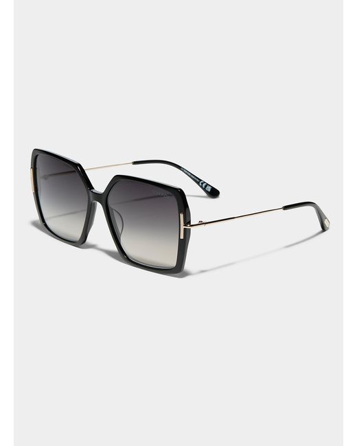 Tom Ford Black Joanna Square Sunglasses