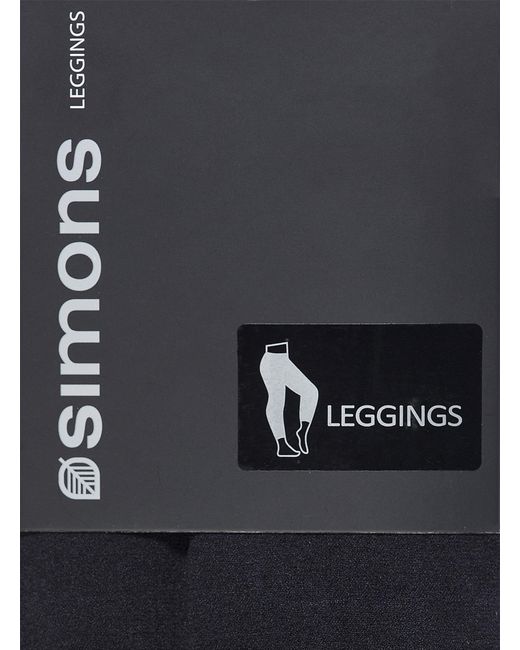 Simon's Black Microfibre legging