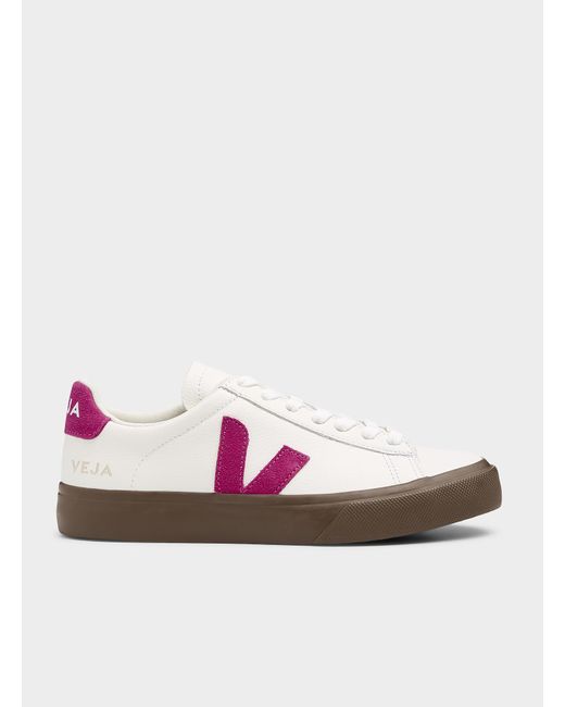 Veja Pink Campo Fuchsia Accents Sneakers Women