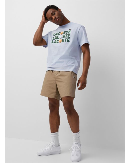 Lacoste Brown Lightweight Chino Short for men