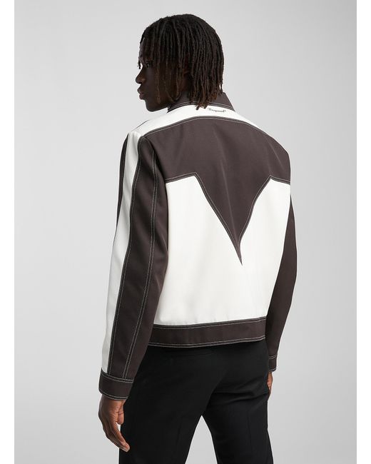 DSquared² Black 70s Colour Blocks Jacket for men