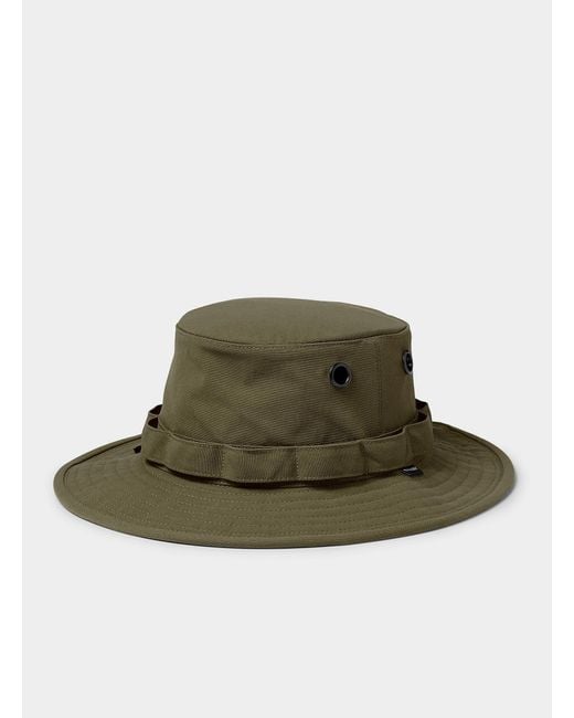 Tilley Green Recycled Canvas Bucket Hat for men
