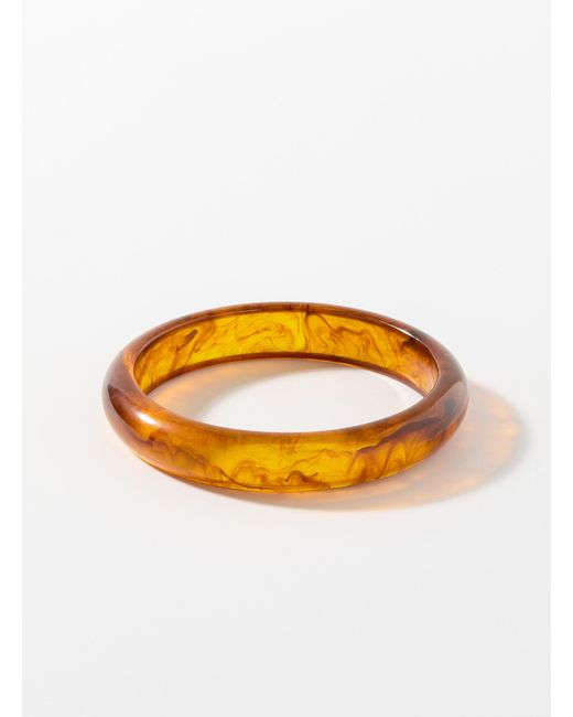 Simon's Orange Acetate Bangle