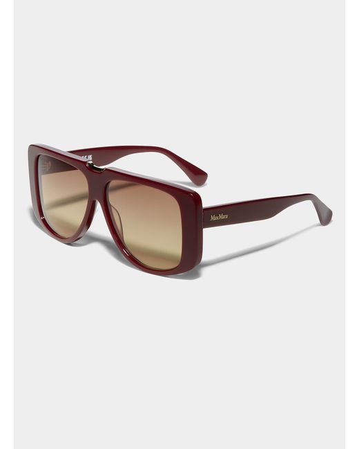 Max Mara Brown Spark Visor Sunglasses