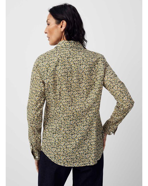 Contemporaine Multicolor Silky Blooming Shirt Made With Liberty Fabric