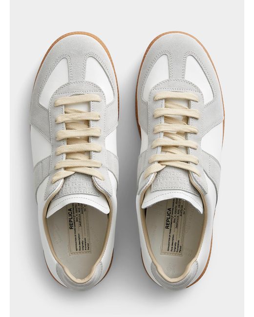 Maison Margiela White Replica Sneakers Men for men