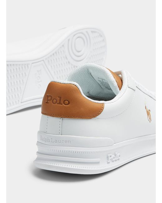 Polo Ralph Lauren White Heritage Court Ii Sneakers Men for men